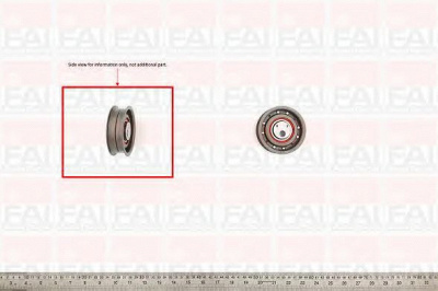 FAI AUTOPARTS t9243 -  Натяжной ролик, ремень ГРМ